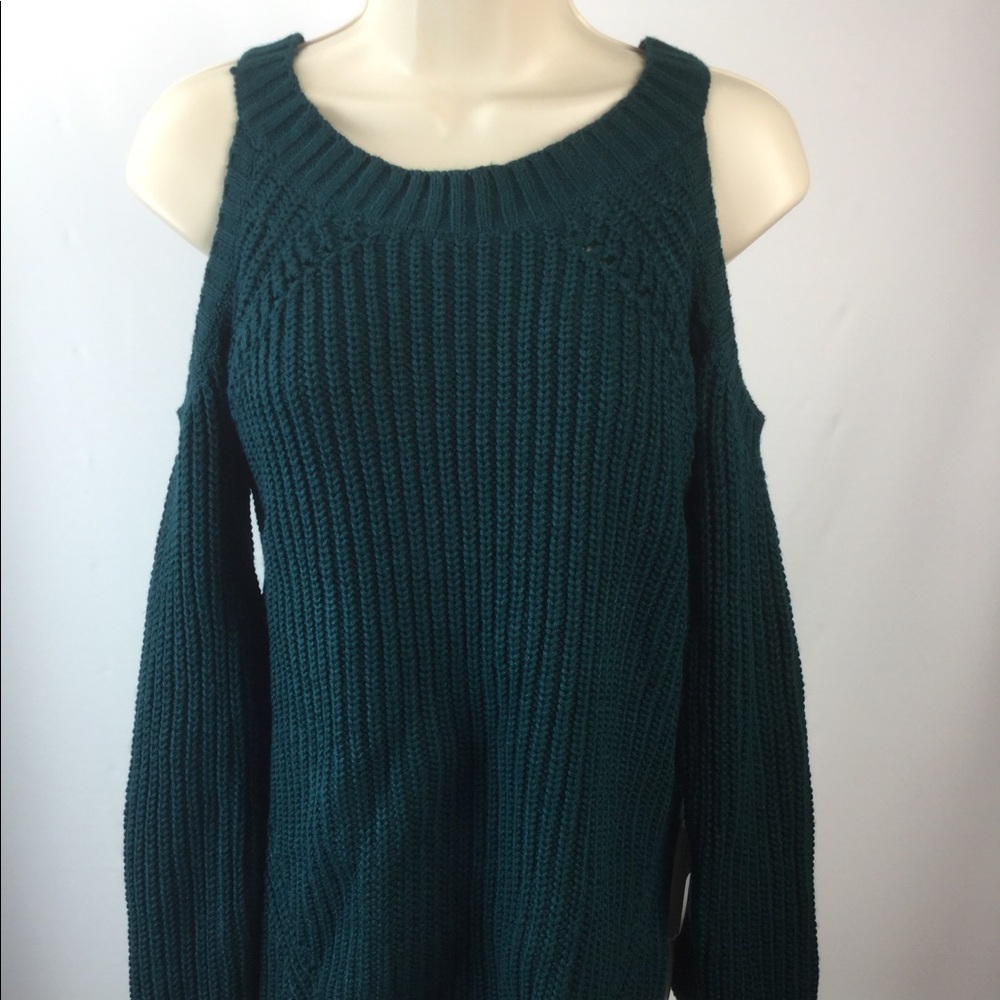 Hippie Rose Long Sleeve Cold Shoulder sweater